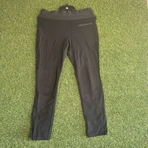 Romeo & Juliet Couture Women's Black Athletic Leggings Size M Yoga Pants